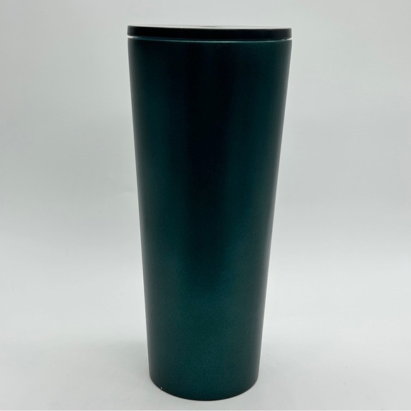 STARBUCKS Emerald Green 24 OZ Stainless Steel Travel Tumbler w/Plastic Lid 2020 - Picture 3 of 7